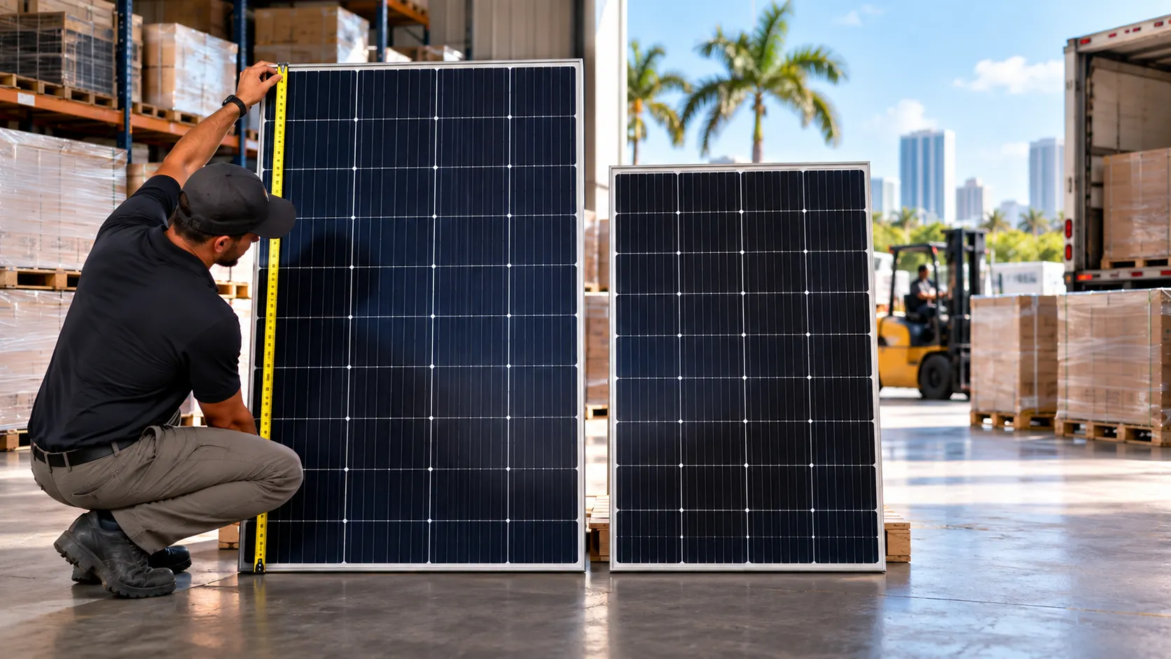 Same Wattage, Different Panel: What Florida Installers Should Check Before Buying Solar Panels